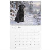 Calendrier Labradors à travers les saisons (Jan 2027)