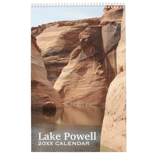 Calendrier Lac Powell Voyage Photographie Souvenir (Protection)