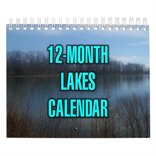 Calendrier Lacs de 12 mois (Protection)