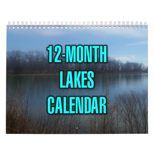 Calendrier Lacs de 12 mois (Protection)