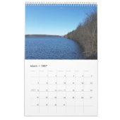 Calendrier Lacs de 12 mois (Mar 2027)
