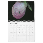 Calendrier Lady Slipper Orchid Flowers (Feb 2027)
