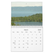 Calendrier Lake Tahoe 2021 (Mar 2027)