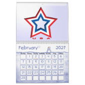 Calendrier L'Amérique 2013 (Feb 2027)