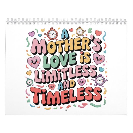 Calendrier L'amour d'une mère est illimité et intemporel (Protection)