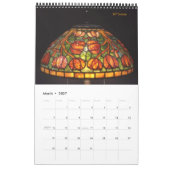 CALENDRIER LAMPES DE TIFFANY (Mar 2027)