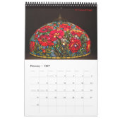 CALENDRIER LAMPES DE TIFFANY (Feb 2027)