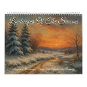 Calendrier Landscapes of the seasons Template (Protection)