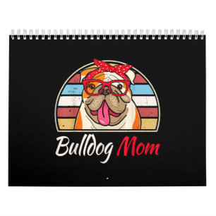 Calendrier L'Anglais Bulldog Lover Cadeaux Bulldog Maman