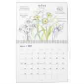 Calendrier Langue Victorienne Des Fleurs Mois De Naissance (Mar 2027)