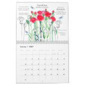 Calendrier Langue Victorienne Des Fleurs Mois De Naissance (Jan 2027)
