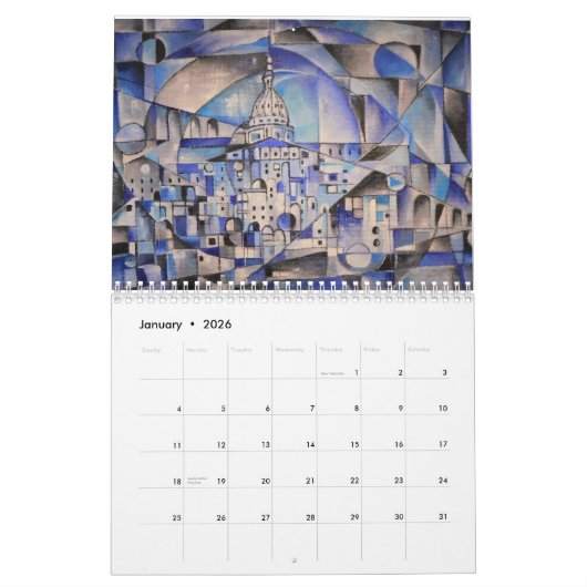Calendrier Lansing on my Mind 2022 Calendar (Jan 2026)