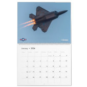 Calendrier L'APRÈS-BRÛLANT ! - Jets militaires américains (Jan 2026)