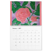 Calendrier L'aquarelle fleurit 2016 (Feb 2027)