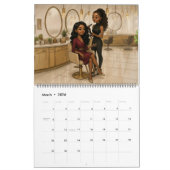 Calendrier Large Black Woman Calendar 2026 (Mar 2026)