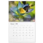 Calendrier Large Size Beautiful Flowers Calendar (Feb 2026)
