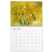 Calendrier Large Size Beautiful Flowers Calendar (Mar 2026)