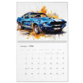 Calendrier Large Size Hot Rods Calendar (Jan 2026)
