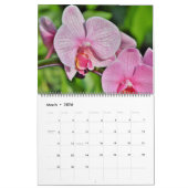 Calendrier Large Size Orchids Calendar (Mar 2026)