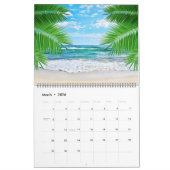 Calendrier Large Size Tropics Paradise Calendar (Mar 2026)