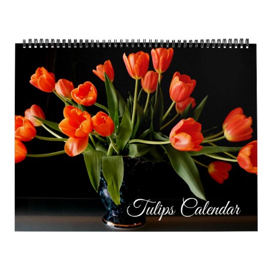 Calendrier Large Size Tulips Calendar (Protection)