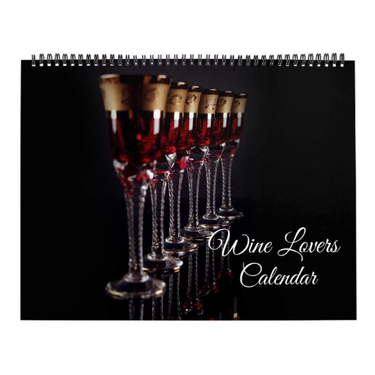 Calendrier Large Size Wine Lovers Calendar (Protection)