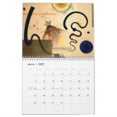 Calendrier L'art Abstrait de Kandinsky (Mar 2027)
