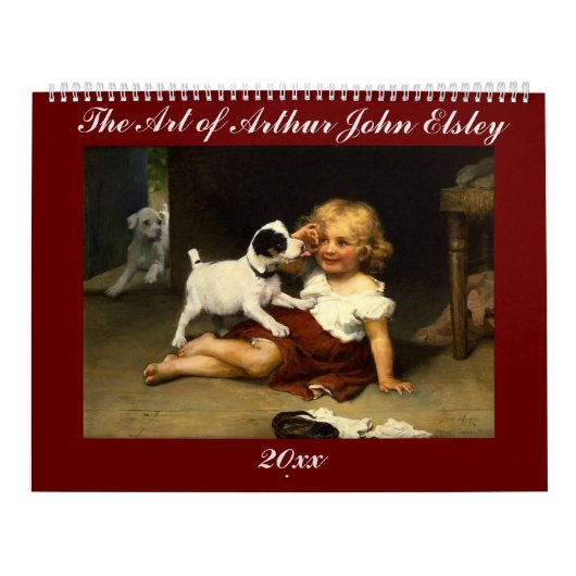 Calendrier L'art d'Arthur John Elsley (Protection)