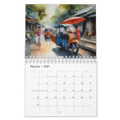 Calendrier L'art de l'aquarelle à Bangkok (Feb 2027)