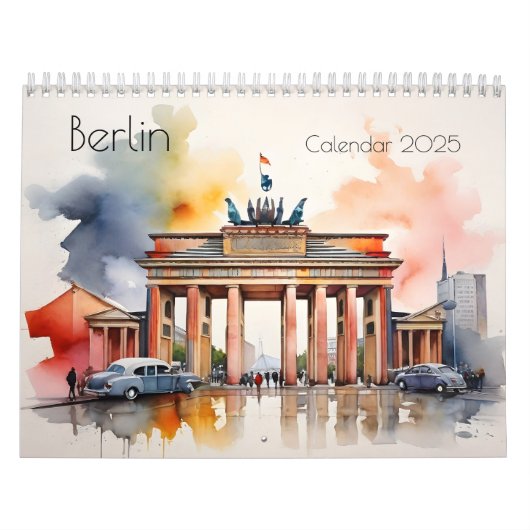 Calendrier L'art de l'aquarelle à Berlin (Protection)
