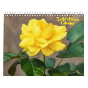 Calendrier L'Art des Roses pour les Amateurs de Fl