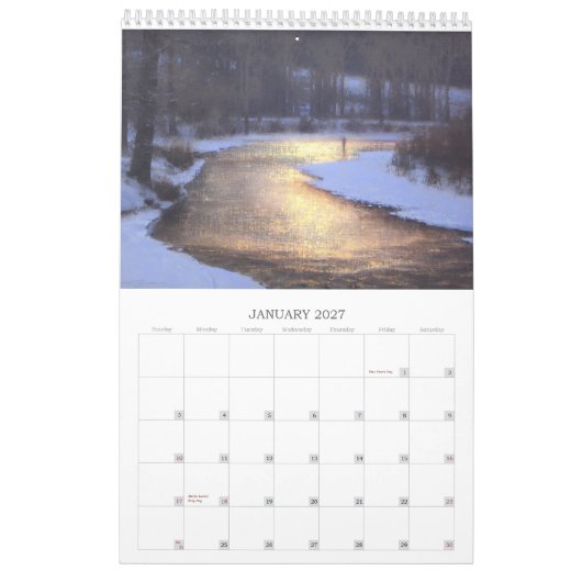 Calendrier L'art du coton de Brent (Jan 2027)