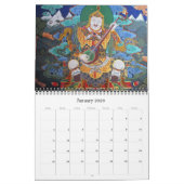 Calendrier l'art du dzong bhoutan (Jan 2026)