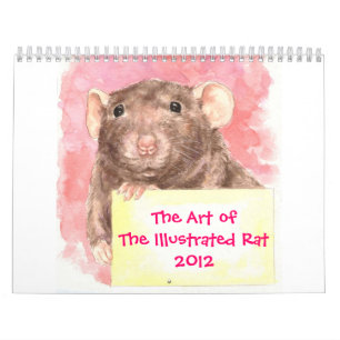 Calendrier L'art du rat illustré 2012
