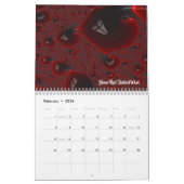 Calendrier L'art fractal de Shelli Fitzpatrick Vol. Un (Feb 2026)
