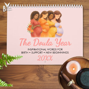 Calendrier Le cadeau de l'année de la doula pour les travaill