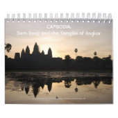Calendrier LE CAMBODGE : Siem Reap et le temple… - Customisé (Protection)