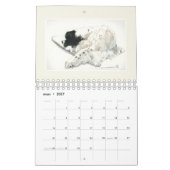 Calendrier Le chien terre-neuve (Mar 2027)