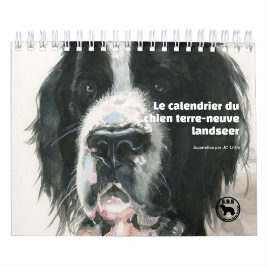 Calendrier Le chien terre-neuve (Protection)