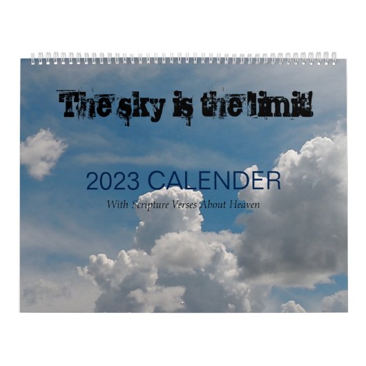 Calendrier "Le ciel est la limite" (Protection)