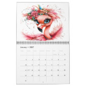 Calendrier Le Flamant rose Flaunty version 1 (Jan 2027)