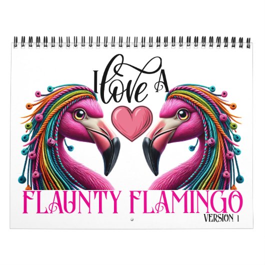 Calendrier Le Flamant rose Flaunty version 1 (Protection)