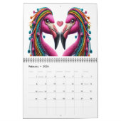 Calendrier Le Flamant rose Flaunty version 1 (Feb 2026)