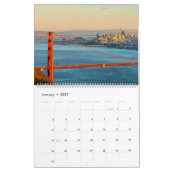 Calendrier Le Golden Gate Bridge San Francisco (Jan 2027)