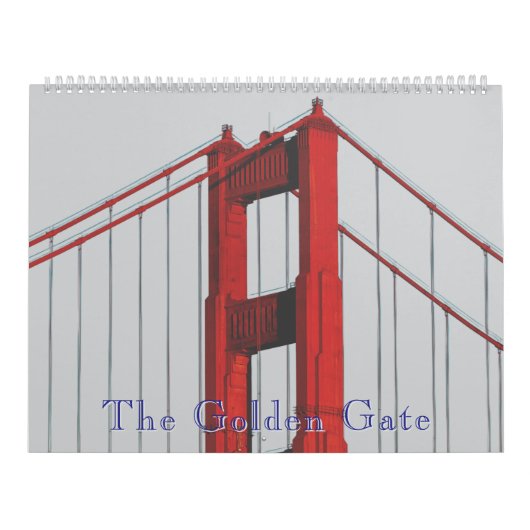 Calendrier Le Golden Gate Bridge San Francisco (Protection)