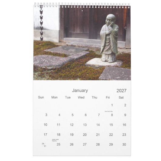 Calendrier Le Japon dans les images 2012 (Jan 2027)