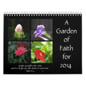 Calendrier Le jardin de la foi, 2014 classent, avec des (Protection)