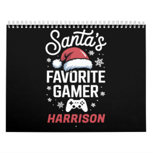 Calendrier Le jeu personnalisé de Noël préféré du Père Noël