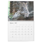 Calendrier Le léopard animal sauvage (Feb 2027)