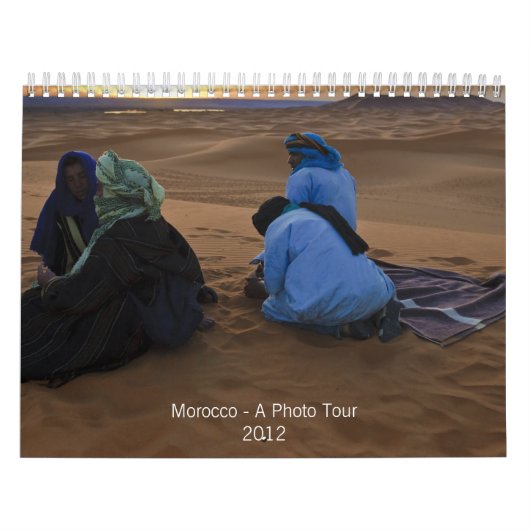Calendrier Le Maroc - une visite de photo (Protection)
